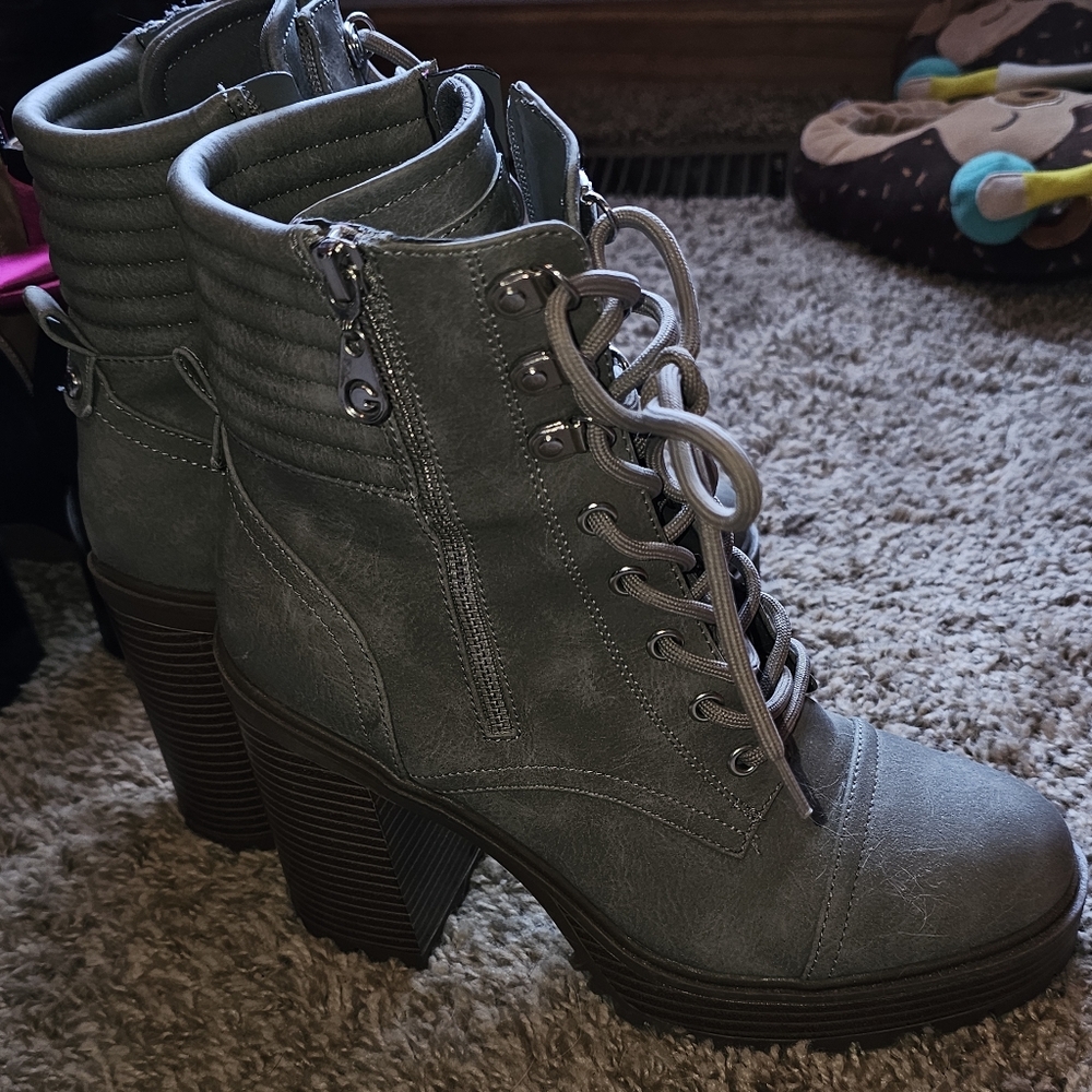 GBG Chunky Heel Boots